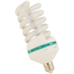 Trade Shop Traesio-lampadina Luce Led Spirale E27 Basso Consumo Luce Bianco Bianca Freddo 6500k W -