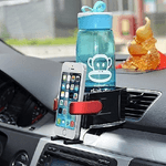 Trade Shop Traesio-supporto Smartphone Porta Bottiglia Per Bocchette Aria Auto Cellulare Antiscivolo -