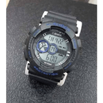 Trade Shop Traesio-orologio Da Polso Uomo C-shock Digitale Sveglia Data Subacqueo Sport Nero Blu -