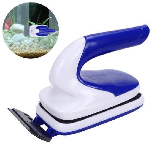 Trade Shop Traesio-spazzola Magnetica Acquario Galleggiante Maniglia Dn6 Calamita Vetro 6mm Pulizia -
