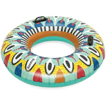 Trade Shop Traesio-ciambella Salvagente Flirty Fiesta 107cm Con 2 Maniglie Rinforzate Piscina 36294 -