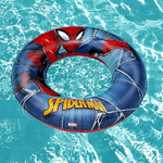 Trade Shop Traesio-salvagente Gonfiabile Spider-man Multicolore 56cm Da Spiaggia Mare Piscina 98003 -