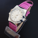 Trade Shop Traesio-orologio Da Polso Donna Analogico Quarzo Moderno Fashion Brillantini Rosa -