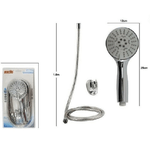 Cleafe-kit Doccetta Tonda Bagno Doccino Soffione Doccia Con Laccio 1,8mt Staffa 69106 -