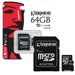 Kingston-kingston Micro Sd 64gb Microsd Classe 10 Sdhc Scheda Di Memoria Card Smartphone -