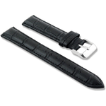 Trade Shop Traesio-cinturino In Pelle Universale Ricambio Per Orologio Larghezza 22mm Nero -