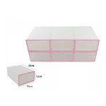 Trade Shop Traesio-organizer Portascarpe A Cubi 6 Scomparti 6 Paia Box Contenitore Scarpiera 70519 -