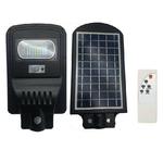 Trade Shop Traesio-lampione Stradale Led 30 W Pannello Fotovoltaico Energia Solare Esterno -