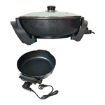 Trade Shop Traesio-pentola Elettrica Ciao Bosi 1500w 30 Cm Cucina Padella Antiaderente Tonda T-9047 -