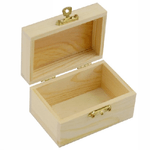 Trade Shop Traesio-set 6 Scatoline Legno Portagioie Scatola Cofanetto Rettangolari 74005a Ly-10322 -