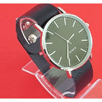 Trade Shop Traesio-orologio Da Polso Zcc Uomo Jeans Analogico Quarzo Moderno Fashion Casual -