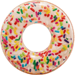 Trade Shop Traesio-salvagente Donut Con Zuccherini Colorati Ciambella Gonfiabile 99x25cm Mare 56263 -