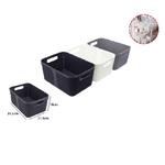 Cleafe-cestino Portaoggetti Organizer Rettangolare Cesto Portatutto Bagno Casa 79465 -