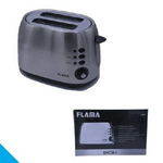 Trade Shop Traesio-tostapane Elettrico Flama 963fl - Potenza 1000 Watt Per Una Colazione Perfetta -