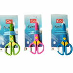 Trade Shop Traesio-set 3 Forbici A Punta Tonda Arrotondata Taglio Dritto Colorate Bambini Scuola -