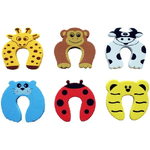 Trade Shop Traesio-set 2pz Fermaporta Ferma Porta Blocca Protezione Dita Bambini Animali Animaletti -