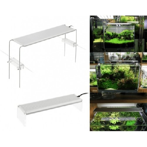 Trade Shop Traesio-lampada Luce Plafoniera Allungabile Estendibile Per Acquario Regolabile 60-80cm -