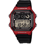 Casio-orologio Da Polso Casio Ae-1300wh-4avdf Digitale Uomo Sportivo Rosso -