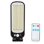 Trade Shop Traesio-faro Lampione Stradale Con Pannello Solare Fotovoltaico Sensore 100 Led Smd Gl -