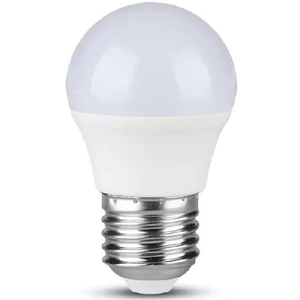 Trade Shop Traesio-lampadina Led E27 220v Bulbo Grande Globetto G45 Da 4w Luce Bianco Freddo Vt1830 -