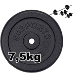 Trade Shop Traesio-disco Per Pesi Bilanciere Manubri Piastre Allenamento Fitness In Ghisa Da 7,5 Kg -