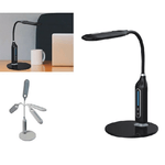 Trade Shop Traesio-lampada Da Tavolo Scrivania Led Luce Touch Snodabile Dimmerabile 3 Modalita' -