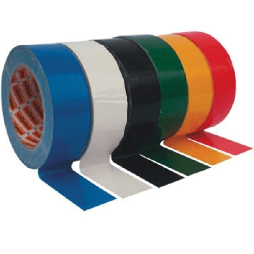 Trade Shop Traesio-set 6 Pezzi Nastro Telato Americano Adesivo 50mm X 12mt Isolante Per Riparazioni -