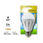 Trade Shop Traesio-lampada A Led Lampadina Globo 5 Watt Attacco E27 Luce Fredda 6500k -