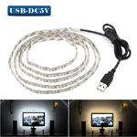 Trade Shop Traesio-strip Led Gialla Striscia 90cm Con Attacco Usb Per Retroilluminazione Televisore -