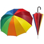 Trade Shop Traesio-ombrello Grande Colore Arcobaleno Protegge Pioggia E Sole Estate Inverno -