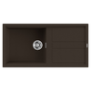 Elleci-Lavello-Incasso-1-vasca-100x51-Best-480-Granitek-Espresso-Marrone-LGB48078