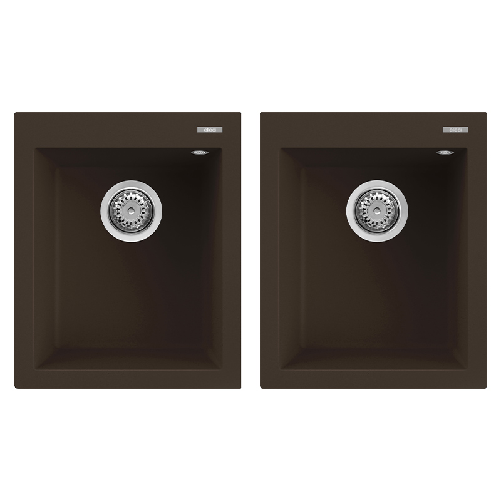 Elleci-Lavello-Incasso-Quadra-200-Granitek-Espresso-Marrone-LGQ20078