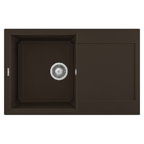 Elleci-Lavello-Incasso-1-vasca-79x50-Easy-300-Granitek-Espresso-Marrone-LGY30078