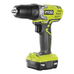 Ryobi ®-trapano Avvitatore 12v 1.3ah R12sd-l13g Reversibile Professionale Autoserrante -