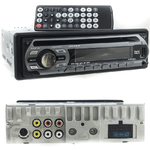Trade Shop Traesio-autoradio Stereo Per Auto Radio Fm Mp3 Sd Usb Dvd Cd Aux Gt460u Con Telecomando -