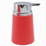 Cleafe-dispenser Porta Sapone Liquido Accessori Arredo Da Bagno Rosso In Plastica 69941 -