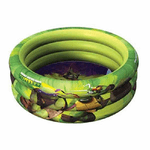 Trade Shop Traesio-piscina Gonfiabile Per Bambini Tartarughe Ninjia Turtles 3 Anelli 100 Cm -