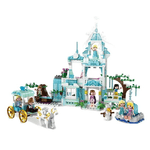 Trade Shop Traesio-blocks Dream Castle Costruzioni Per Bambini Diy Castello Frozen 8 Set Assortiti -