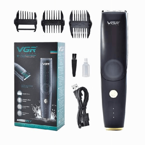 Maxtech-tagliacapelli Barba Ricaricabile Usb Impermeabile Senza Fili Professionale V-233 -