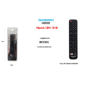 Maxtech-telecomando Hisense Ricambi Senza Programmazione Lcd Led Serietv Youtube Comt010 -