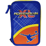 Trade Shop Traesio-astuccio Scuola Calciatori Panini Adrenalyn Triplo Completo 3 Zip Per Ragazzi -