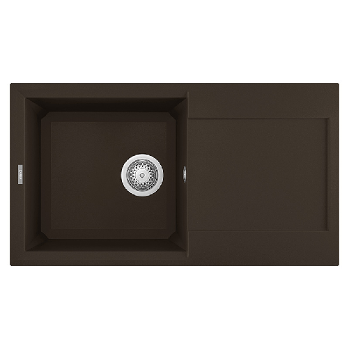 Elleci-Lavello-Incasso-1-vasca-78x435-Easy-290-Granitek-Espresso-Marrone-LGY29078