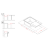 Elleci-Lavello-Incasso-1-vasca-78x435-Easy-290-Granitek-Espresso-Marrone-LGY29078