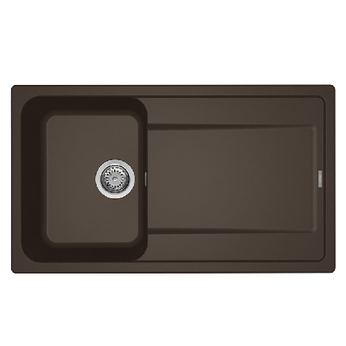 Elleci-Lavello-Incasso-1-vasca-86x50-Life-400-Granitek-Espresso-Marrone-LG240078