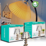 Linq-lampada Da Tavolo Lume Abat Jour Comodino Comò Arredo Camera Casa Luce Tx-9776 -