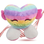 Trade Shop Traesio-peluche Forma Cuore Con Piedi Multicolor Pupazzo 55cm Regalo San Valentino 93079 -