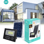 Linq-faro Faretto Led Pannello Solare Fotovoltaico Ip67 60 W Con Telecomando Led-8192 -