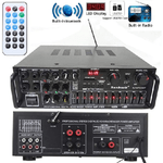 Andowl-amplificatore Q-gf999 Professionale Audio 2x150w Karaoke Fm Bluetooth 5.1 Mp3 Usb -