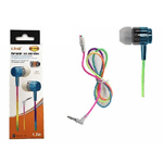 Linq-cuffie Auricolari Smartphone Colorati Con Microfono Jack 3,5 Mm 1.2 Mt Ch-9508 -