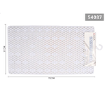 Kaela-tappeto Per Doccia Tappetino Vasca Da Bagno Rettangolare 37 X 72cm Bianco 54087 -